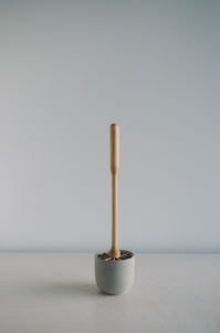 TOILET BRUSH WITH CONCRETE CUP